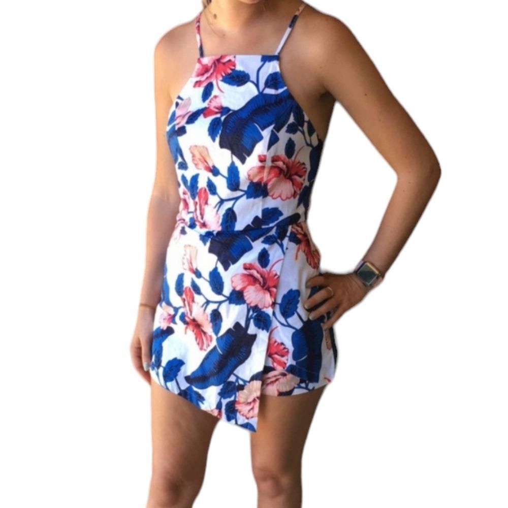 L'Atiste cotton floral romper small